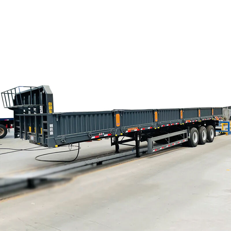 40FT 3 Axle 60 Ton Sidewall Semi Trailer