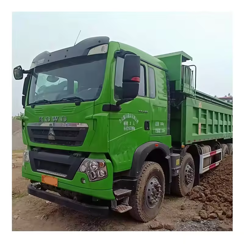 Low Price Howo 21-30ton Hydraulic 8x4 TX 400HP Mining Wheel Used Dump Truck For Sale