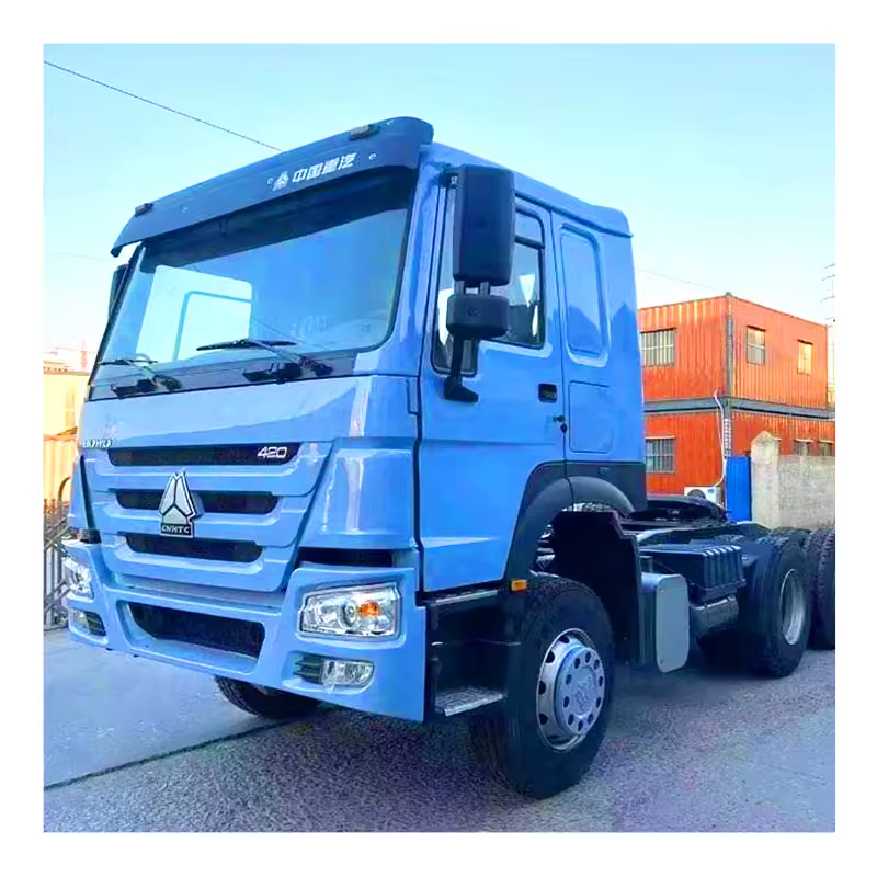 Used low price Sinotruk howo 6x4 4x2 tractor head truck for sale