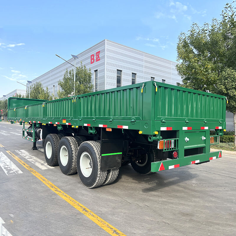 3 Axles Cargo Side Wall Semi Trailer