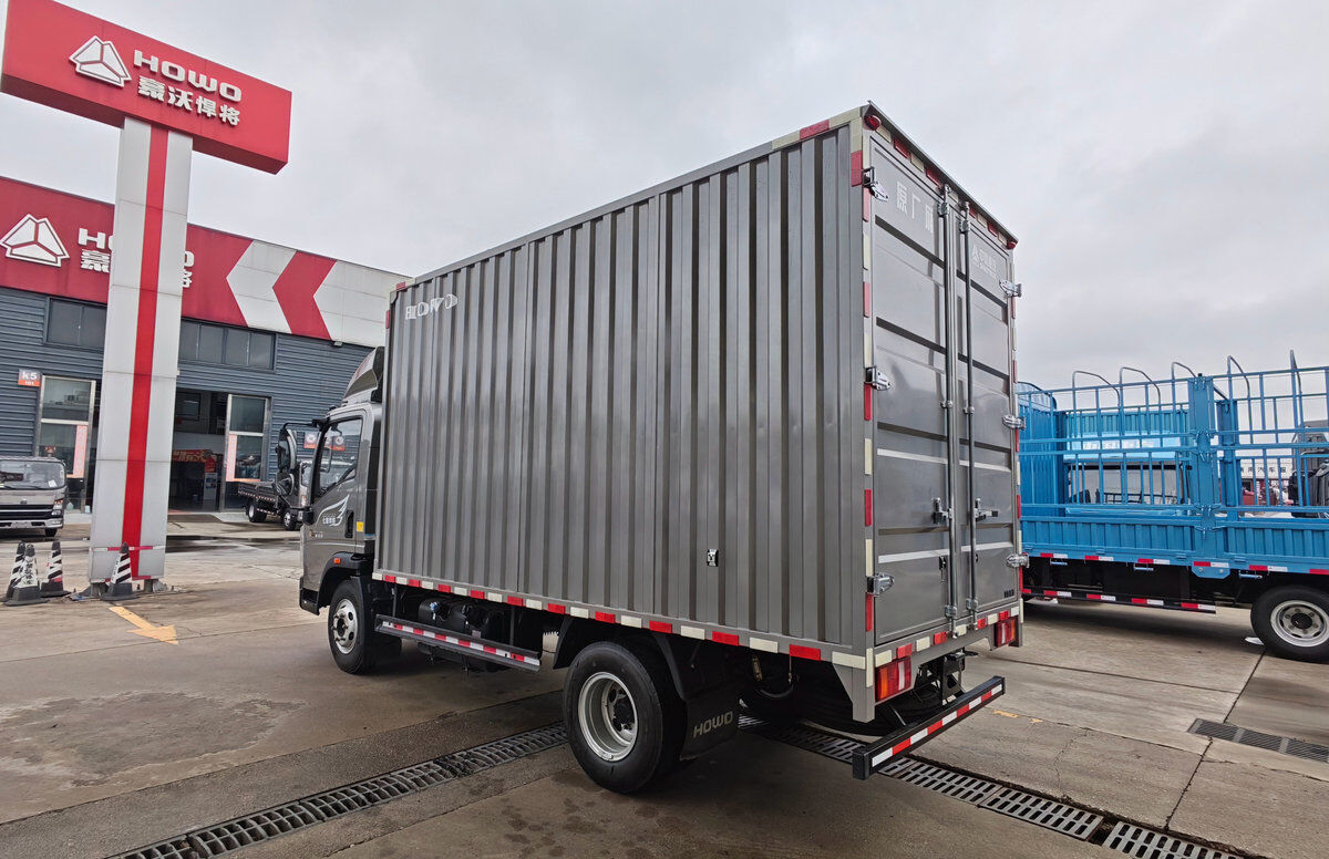 Sinotruk HOWO Warrior 155HP Boksie Waentjie Ligwe Vragmotor 4,15 m Vragbak Euro VI vir E-handel Aflewering