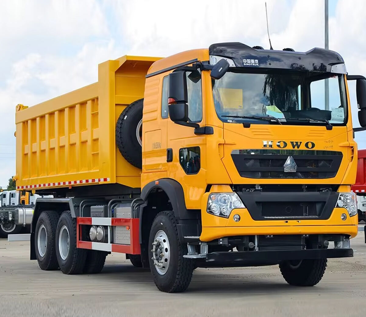 Sinotruck howo diesel truck 30t 20 cubic meter 371hp new 6x4 dump truck used tipper trucks TX for south korea manufacture