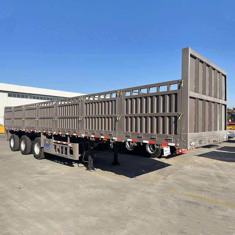 2/3/4 axles  side wall truck semi trailer