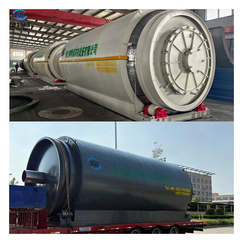 How does a pyrolysis machine support sustainable industrial recycling solutions?