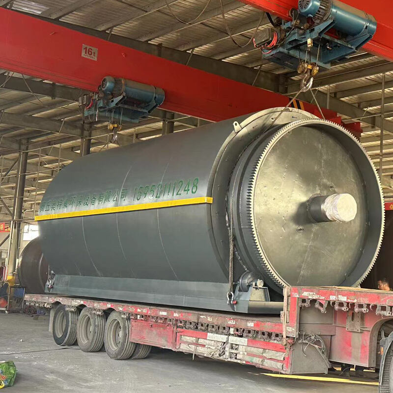 30 Ton Tire Pyrolysis Plant Used Tire Pyrolysis Plant For Sale Full Automatic Plastic Recycling Machine