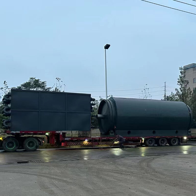 High Efficient Continuous Feed Rubber Pyrolysis Plants  Continuous cracking equipment Pyrolyzer with Core Engine Motor Pump PLC