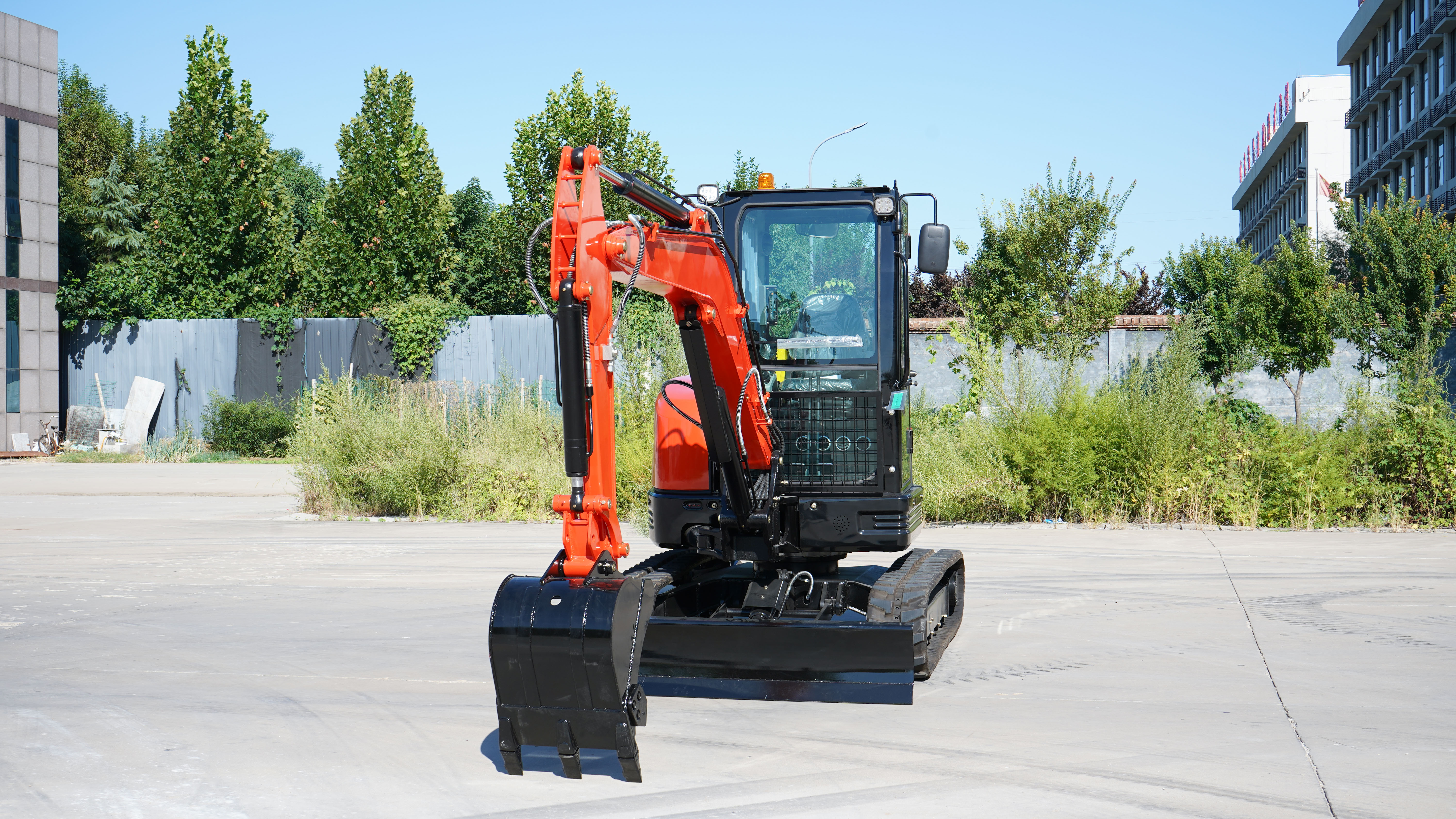 WY35 High Efficient Red 3.5Ton Track Excavator Durable Robust Low Price Good Quality for Sale