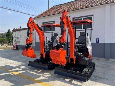 Yesterday, two mini excavators were sent to Germany