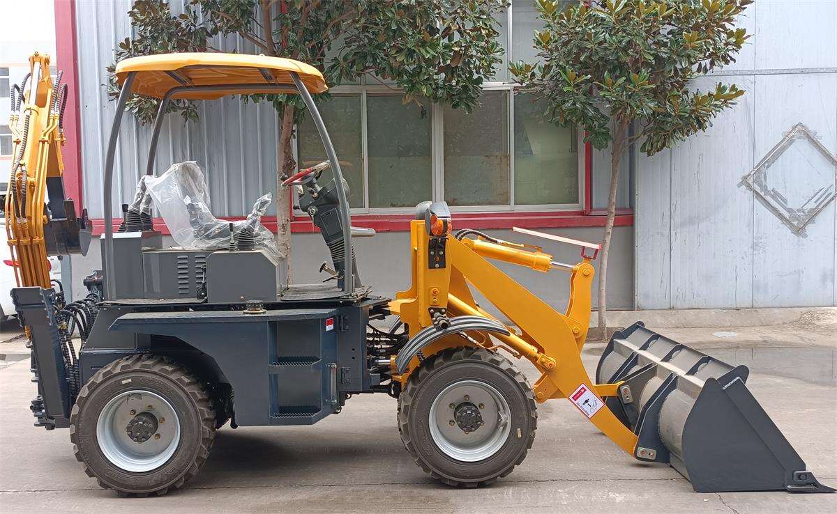 Backhoe loader can easily solve various problems