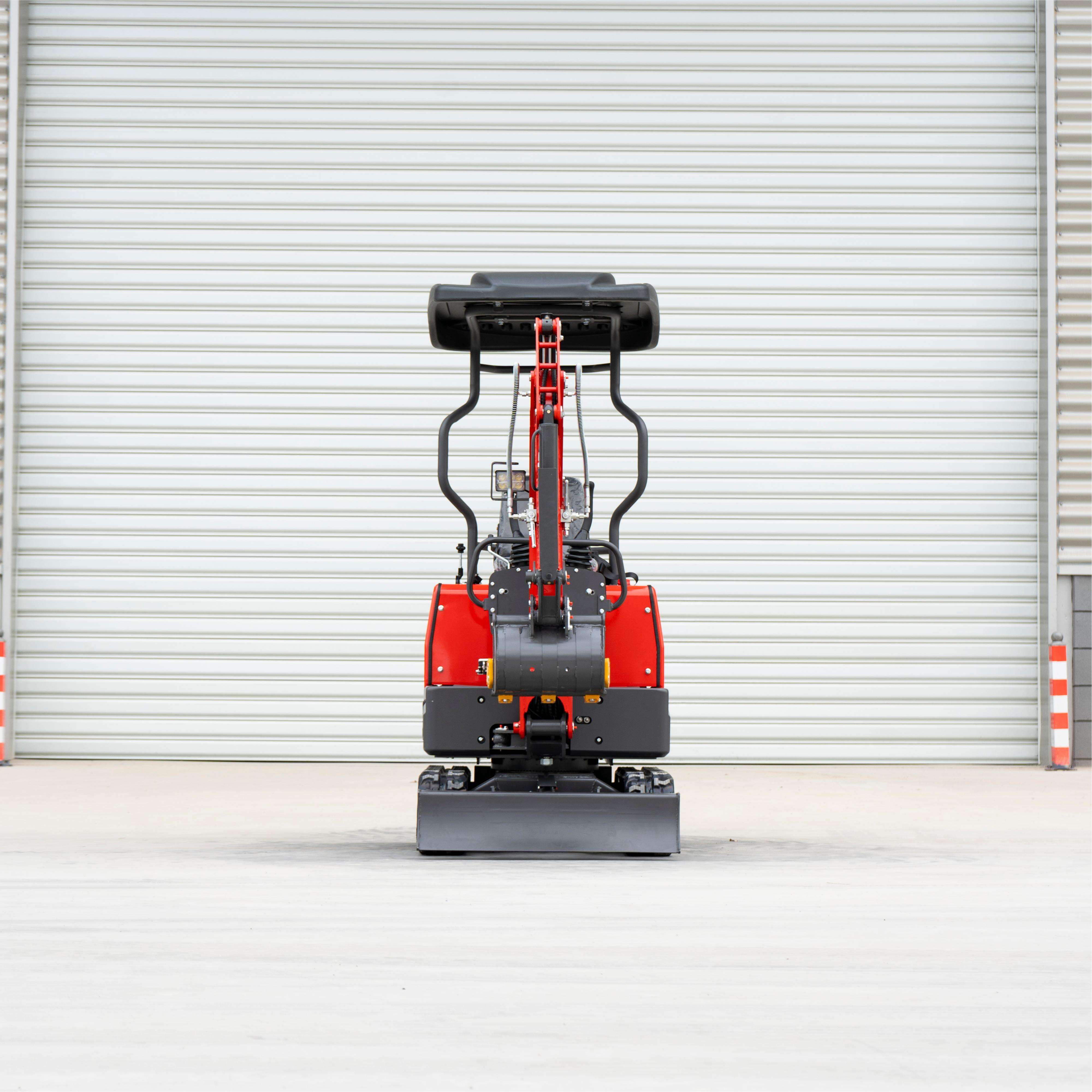 WY12 New Red Excavator with Side Swing Boom Mini 1.2Ton Good Quality High Quality Good Sale