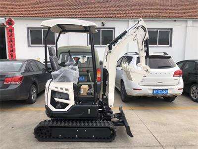 Three mini excavators were packaged and sent to the United States