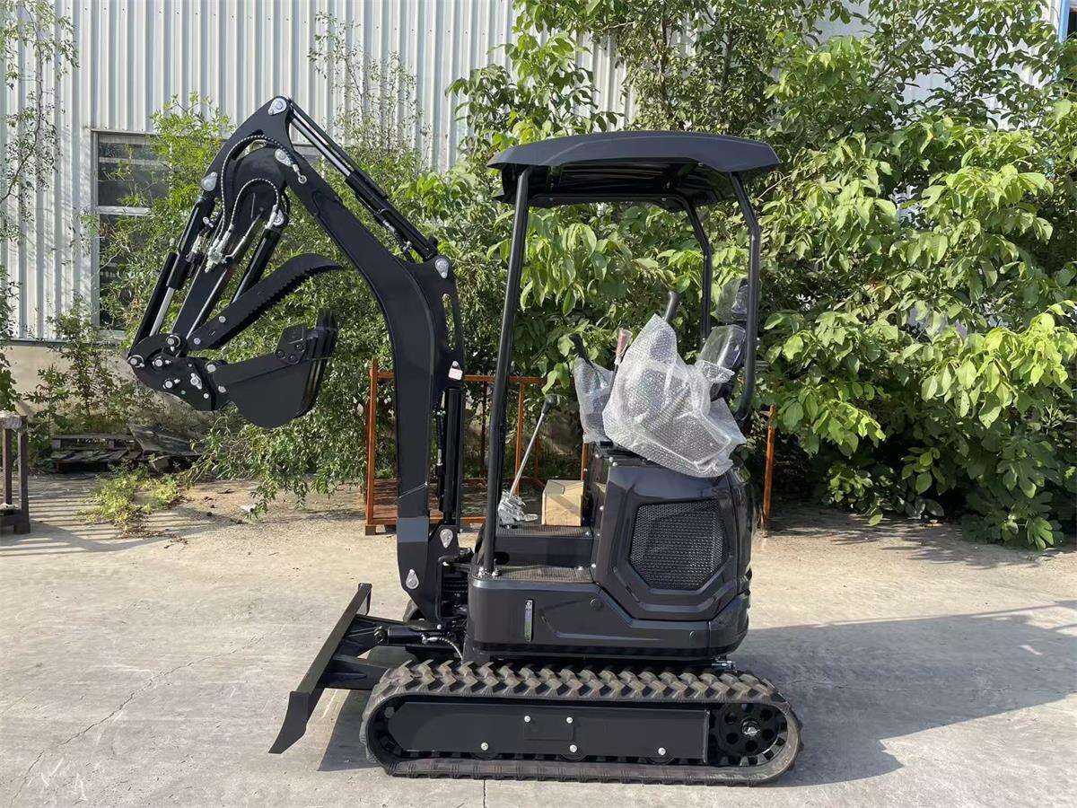 A customized excavator was shipped to the United States
