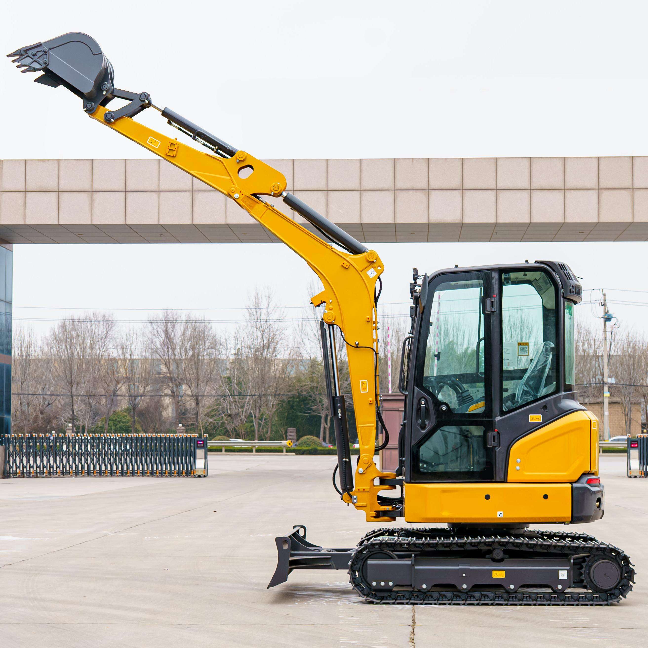 WY35 New 3.5Ton High Efficiency Excavators Yellow Cheap Upper Arm Lateral Swing Best Quality for Sale