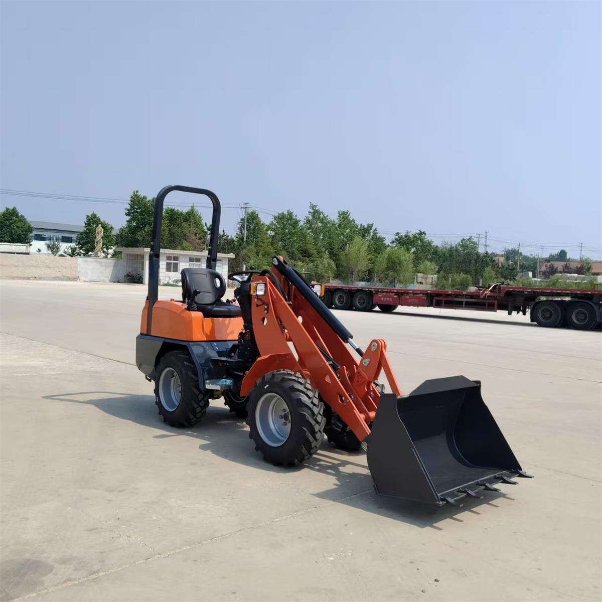 The advantages of wheel loaders are: