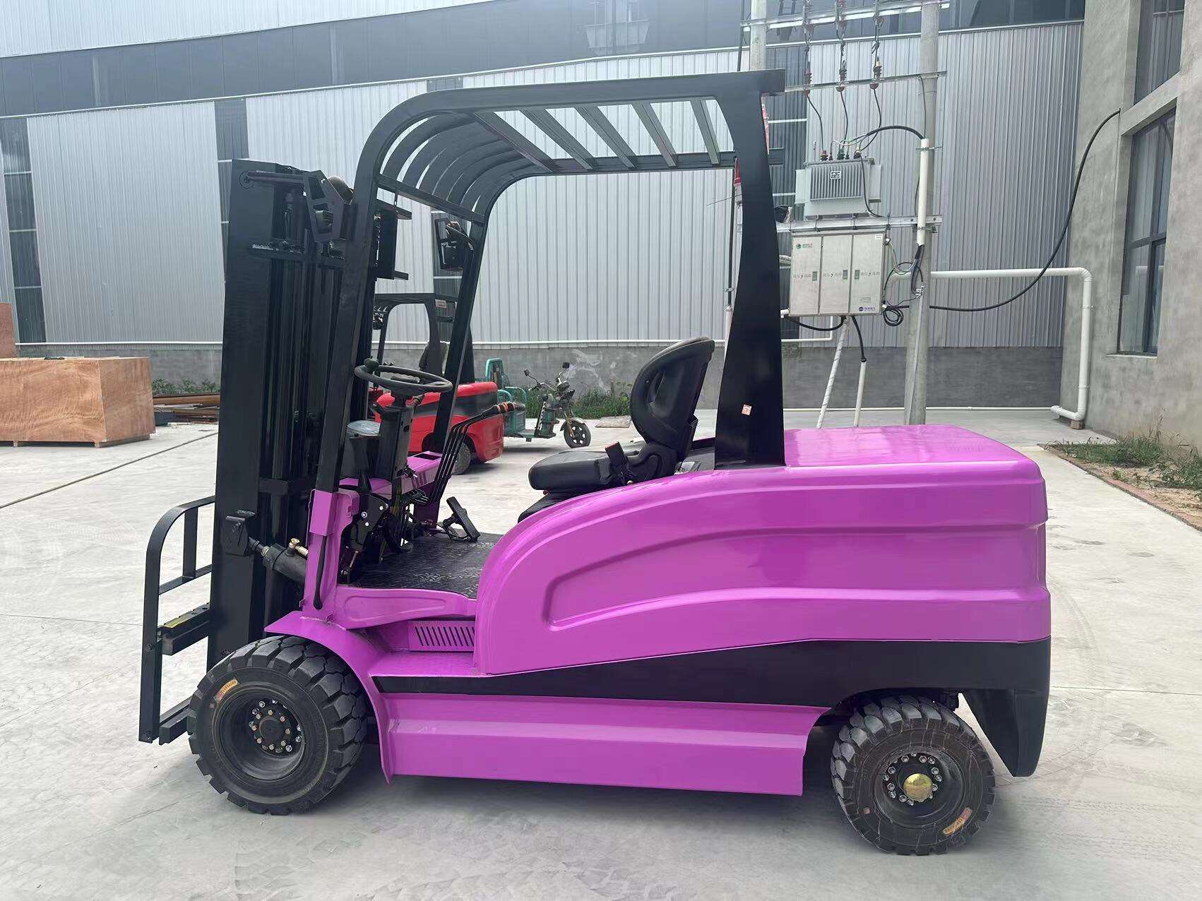 Five customers ordered electric forklift trucks from us today