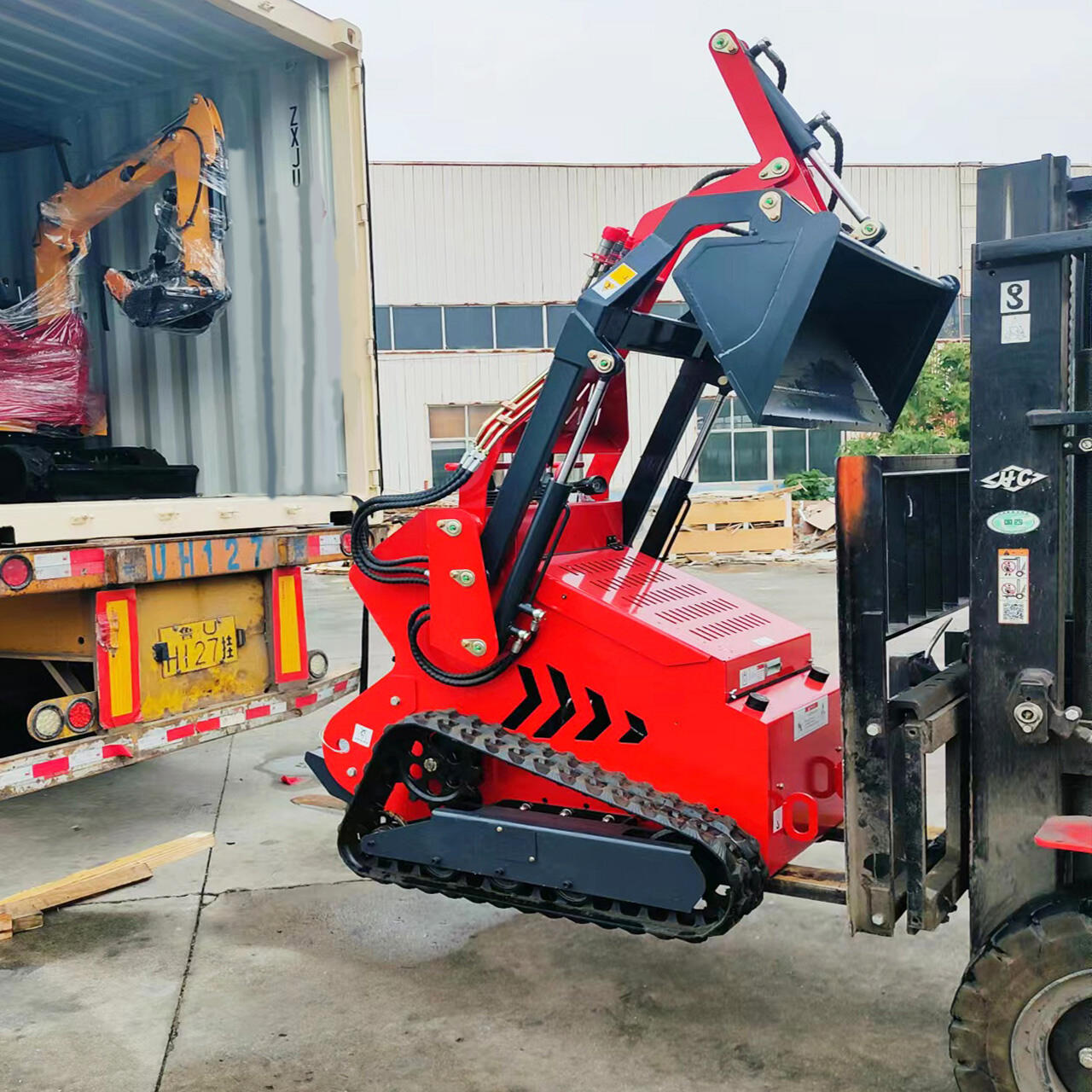  WY330 High Efficiency skid steer attachment multi purpose skid steer loader with track hot sale skid loader