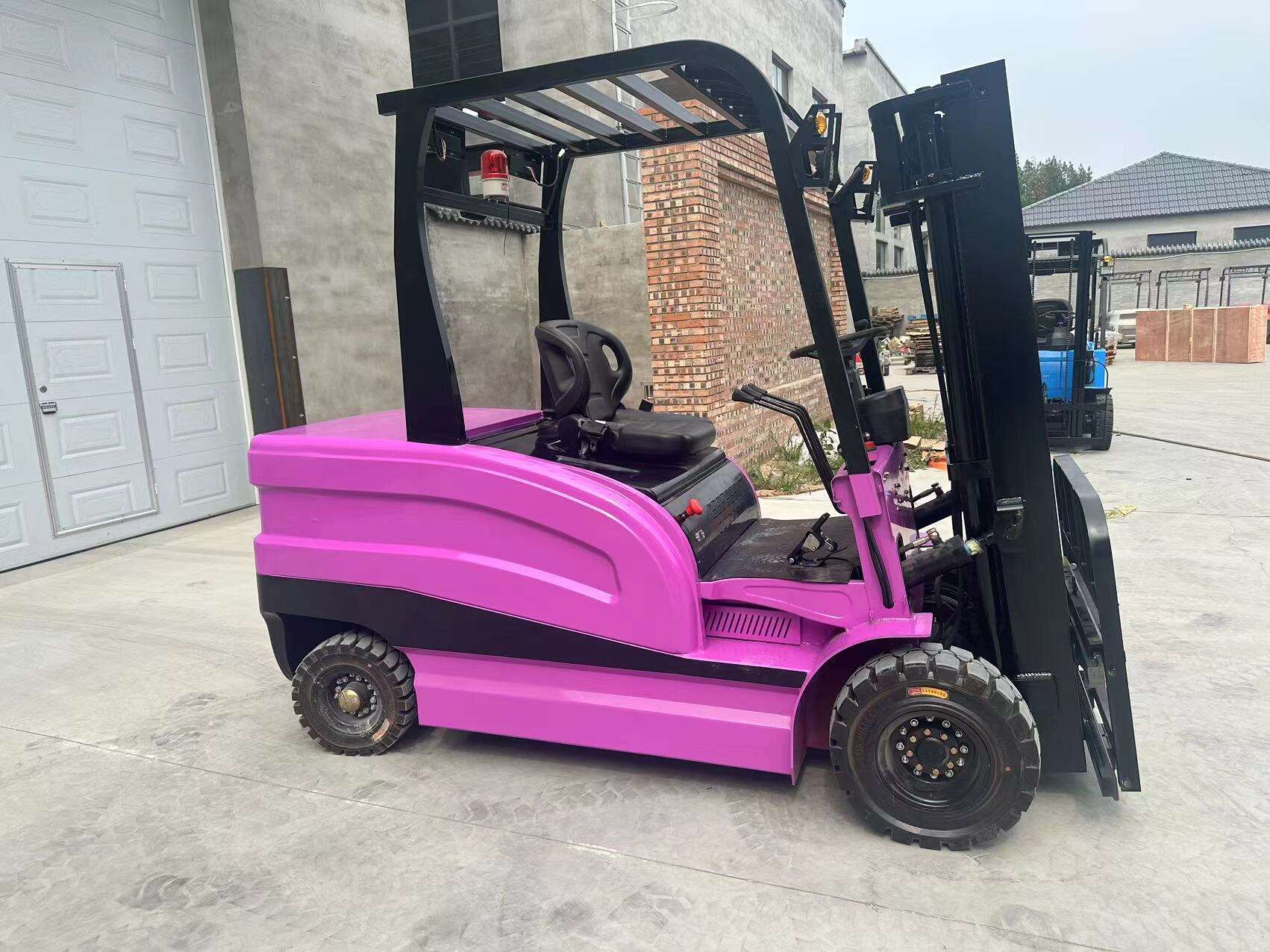 Five customers ordered electric forklift trucks from us today