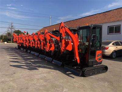 Mini excavator easily solves project problems