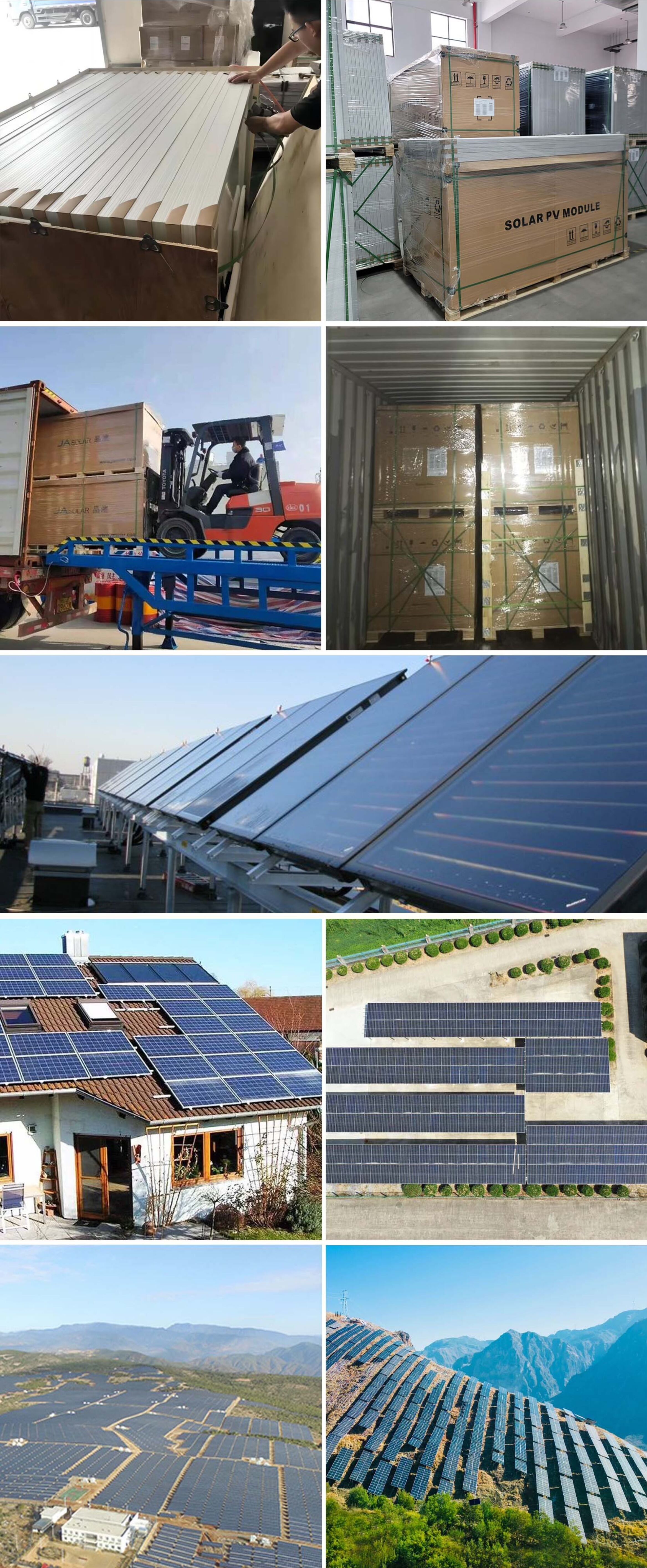 Voltx solar panel VXNH540-560N-72-B8 Mono Facial Modules 540W 545W 550W 555W 560W manufacture