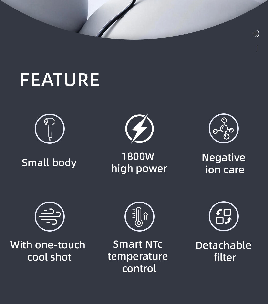 f25 ionic premium hotel hair dryer modern hospitality-1