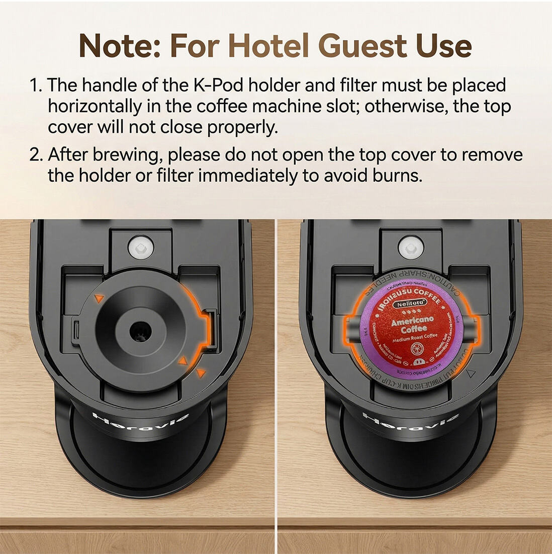 kc201 3 in 1 single serve coffee maker for k cup pods ground coffee  tea-4