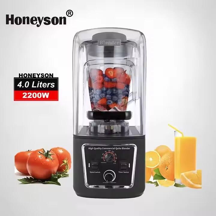 Honeyson Kombiner handlowy Wysokiej Jakości 2200W Mikser do jedzenia Bez Hałasu Tłoczenie Lodu Hurtowa Wytwórnia