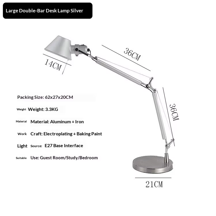 Factory Exports China Wearing Aluminum Girls Table Lamp Model Simple Hotel Personality Desk Writing Hotel Suppliers details