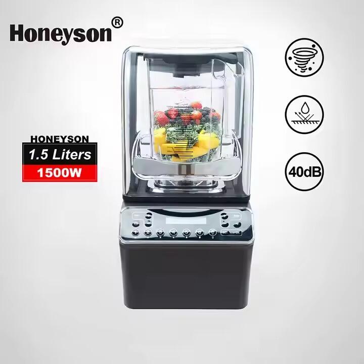 2L nagy sebességű nehézüzemű elektromos gyümolcskeverő ételek feldolgozó gép többfunkciós gyümolcsprés smoothie turmixgép alacsony sebességű gyümolcsprés alacsony sebességű