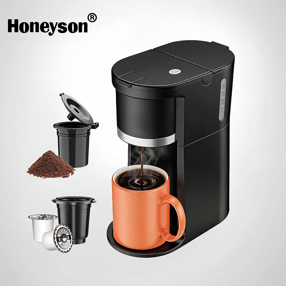 KC201 3-in-1 Single Serve Coffee Maker for K-Cup Pods, Ground Coffee & Tea