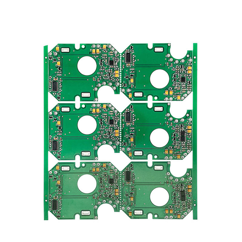 Custom 6-in-1 Panelized PCB Board with Special-Shaped Cutout for Precision Electronic Components