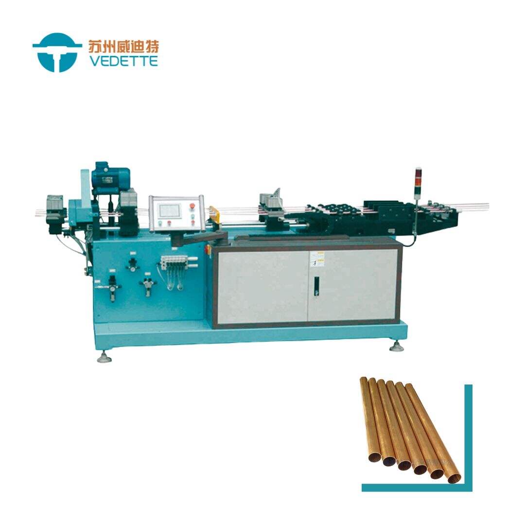 Six tube chip free cutting machine