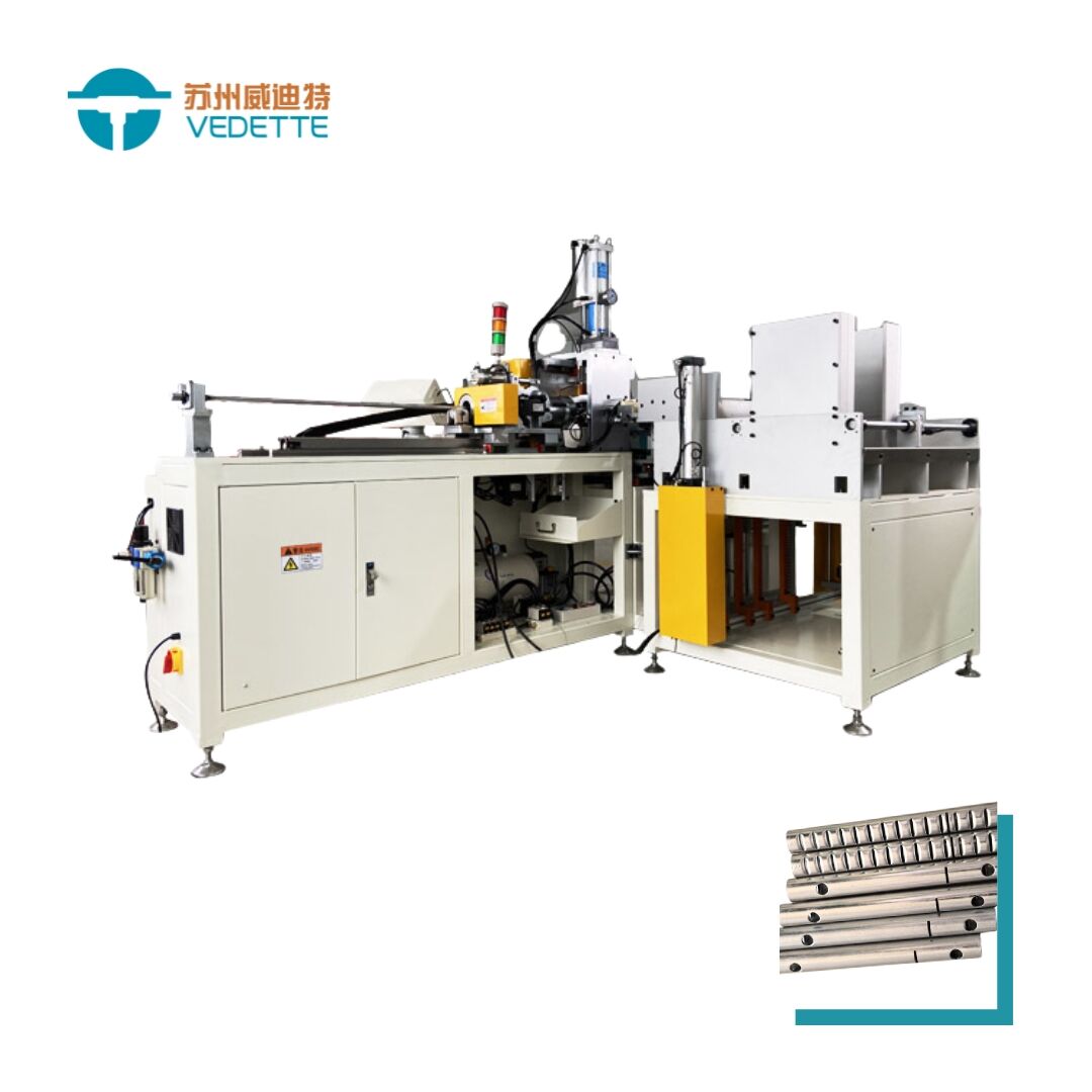 Automatic feeding manifold punching machine