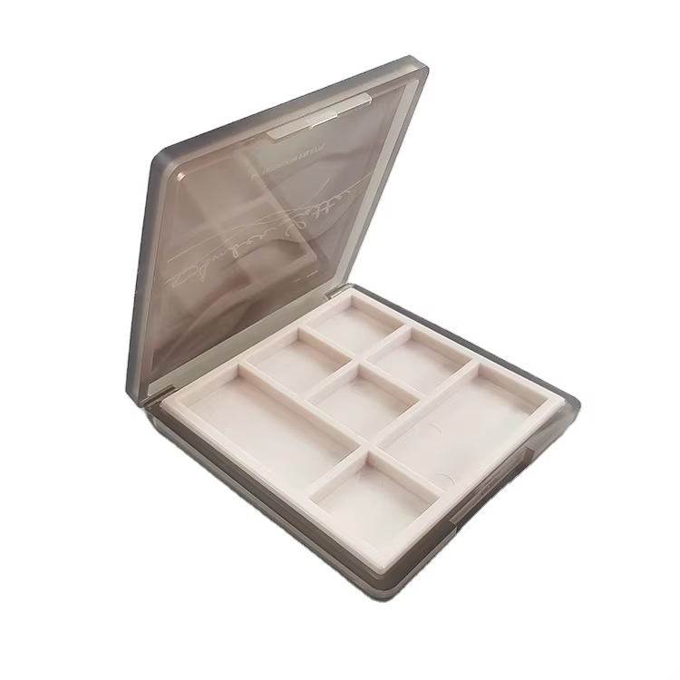 New Customized 3D Printing Matt Custom Eyeshadow Palette Packaging Daily Makeup 7 Colors Comprehensive Eyeshadow Palette