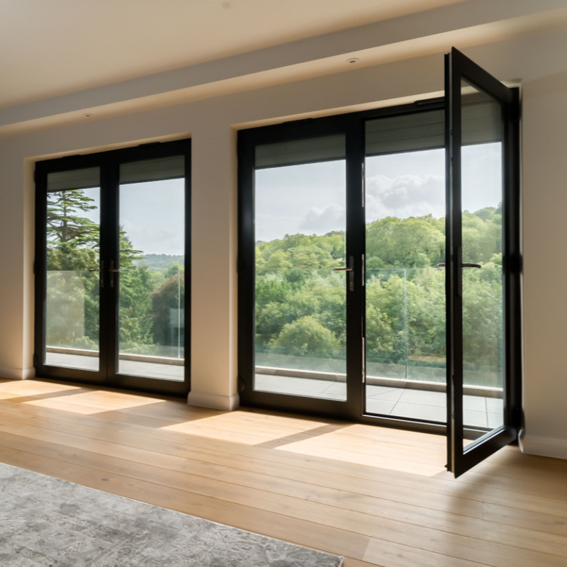 aluminum picture windows with large glass size-4