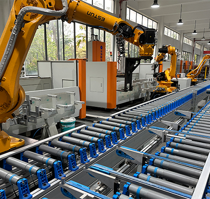 5G automated aluminum cutting
