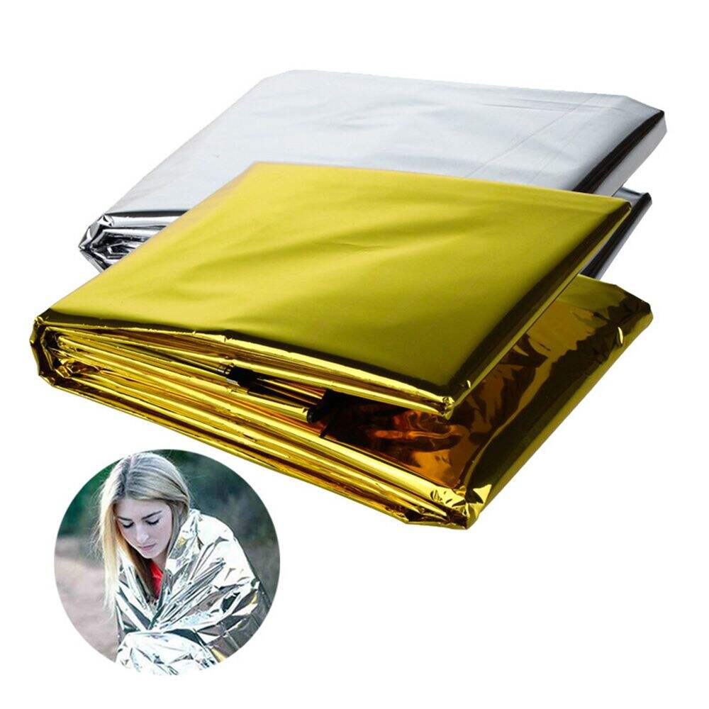 Disposable First Aid Blanket Waterproof Mylar Blanket Emergency Aluminum Foil Rescue Space Thermal Survival Blanket