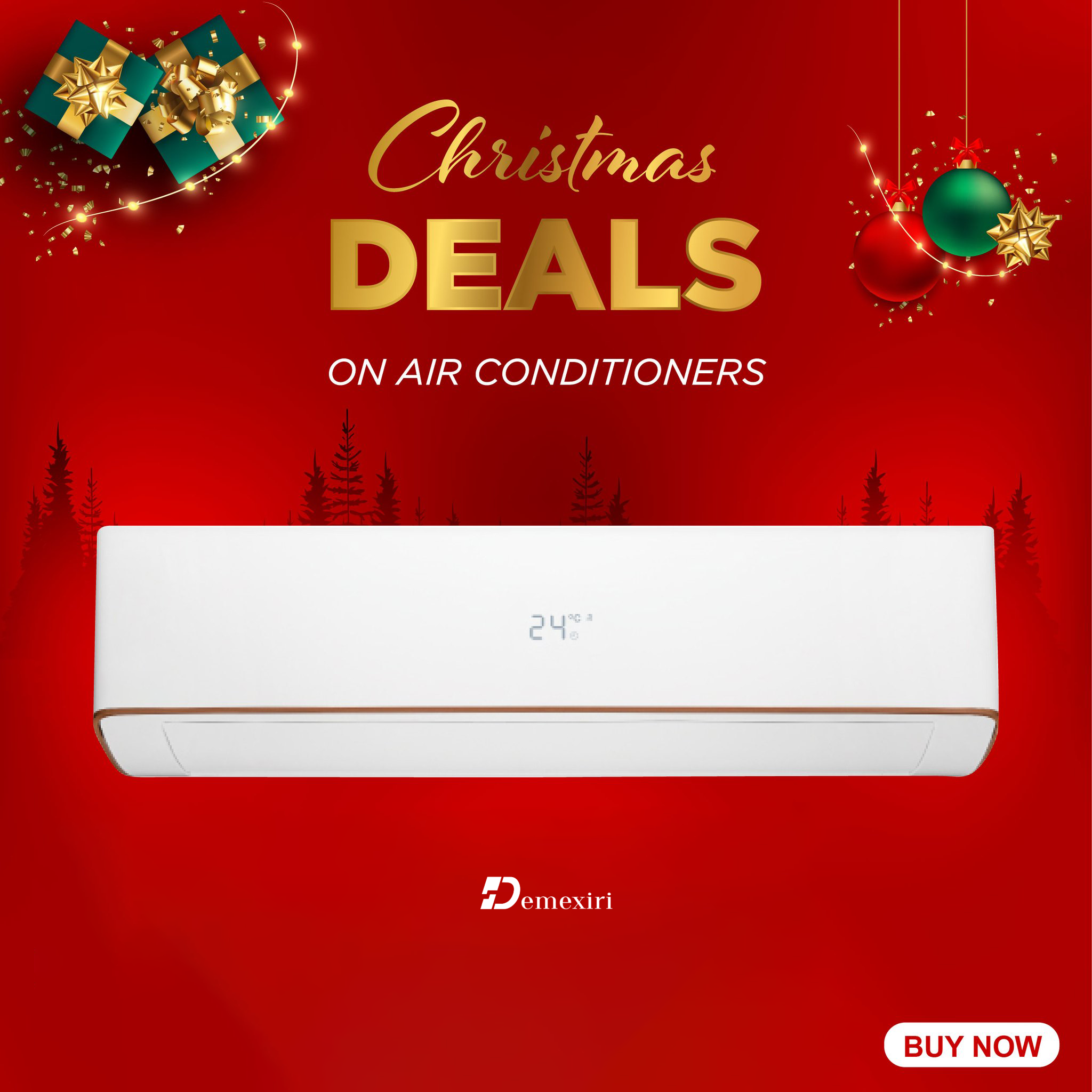 Celebrate Christmas with Exclusive Discounts on Mini Split Air Conditioners from DEMEXIRI