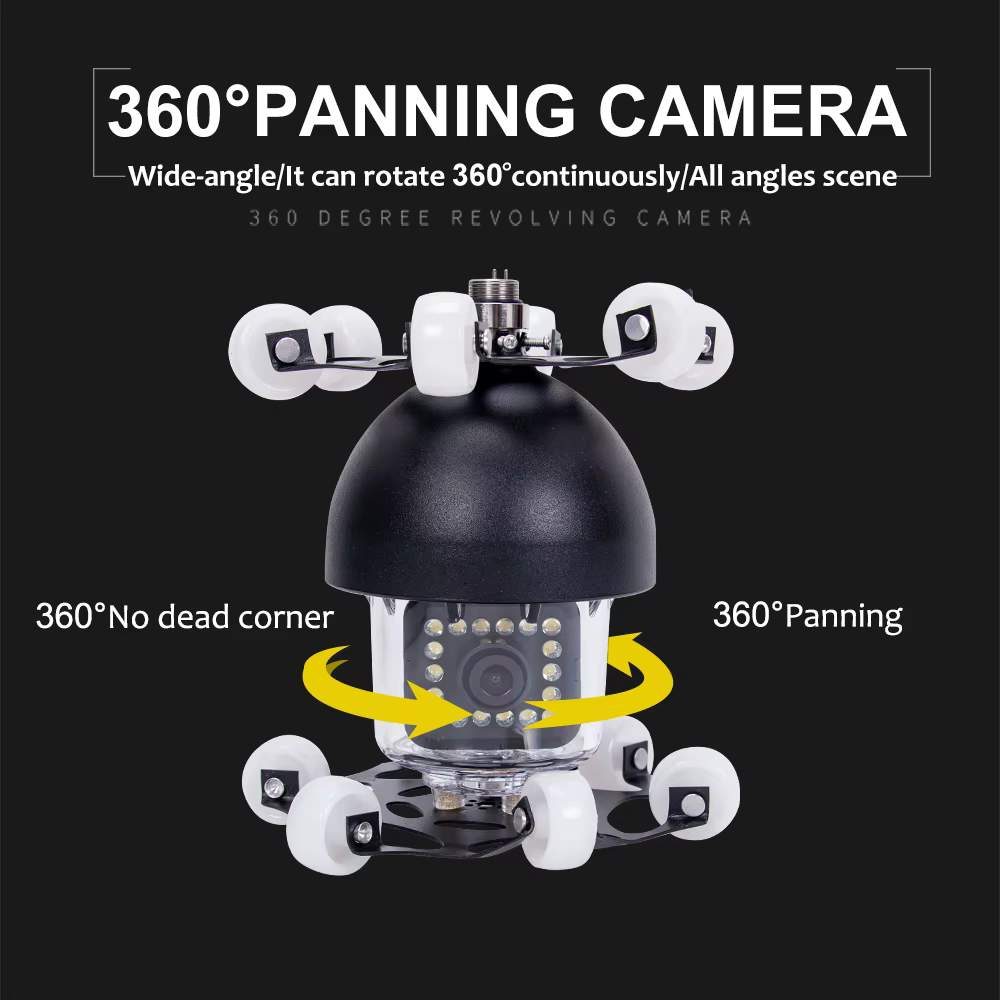 Factory 7 Inch Monitor Drain Sewer Pipe Camera with 360 degrees Camera Head, IP68 Waterproof Pipe Camera details