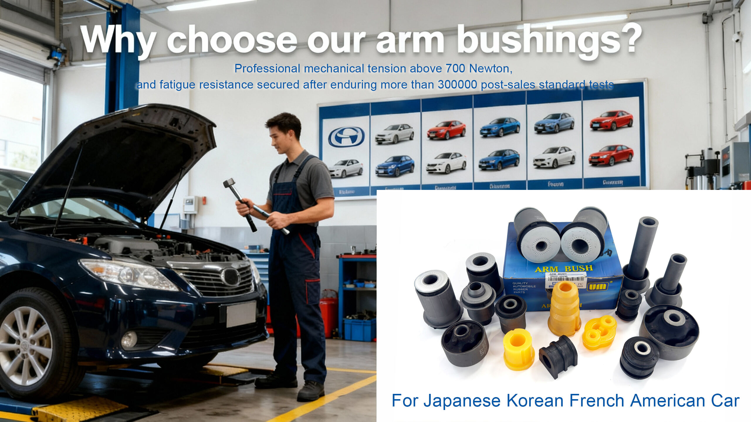 Почему выбирают наши втулки рычага? Полный ассортимент, более 50 000 наименований