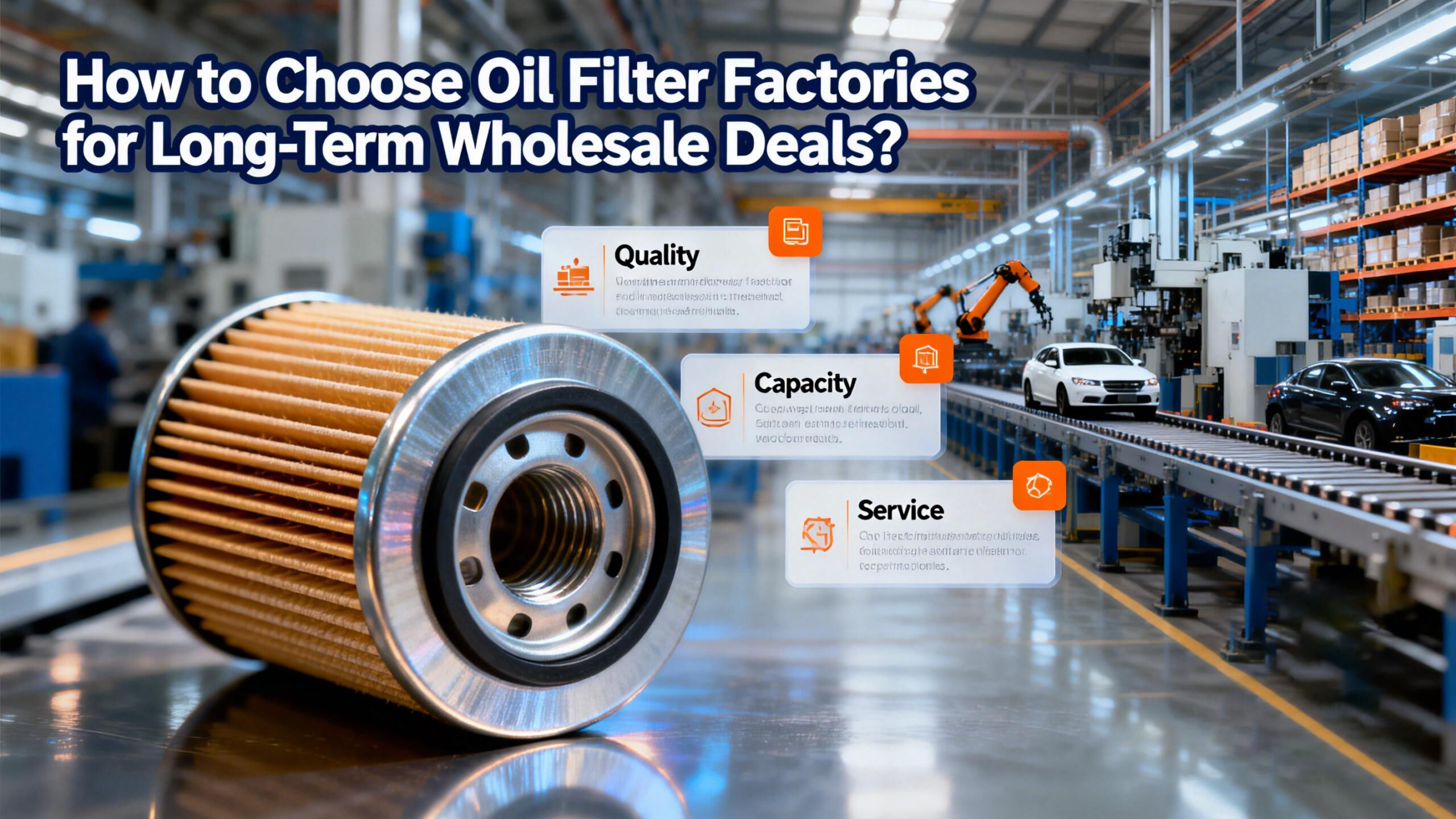 How to Choose Oil Filter Factories for Long-Term Wholesale Deals?

