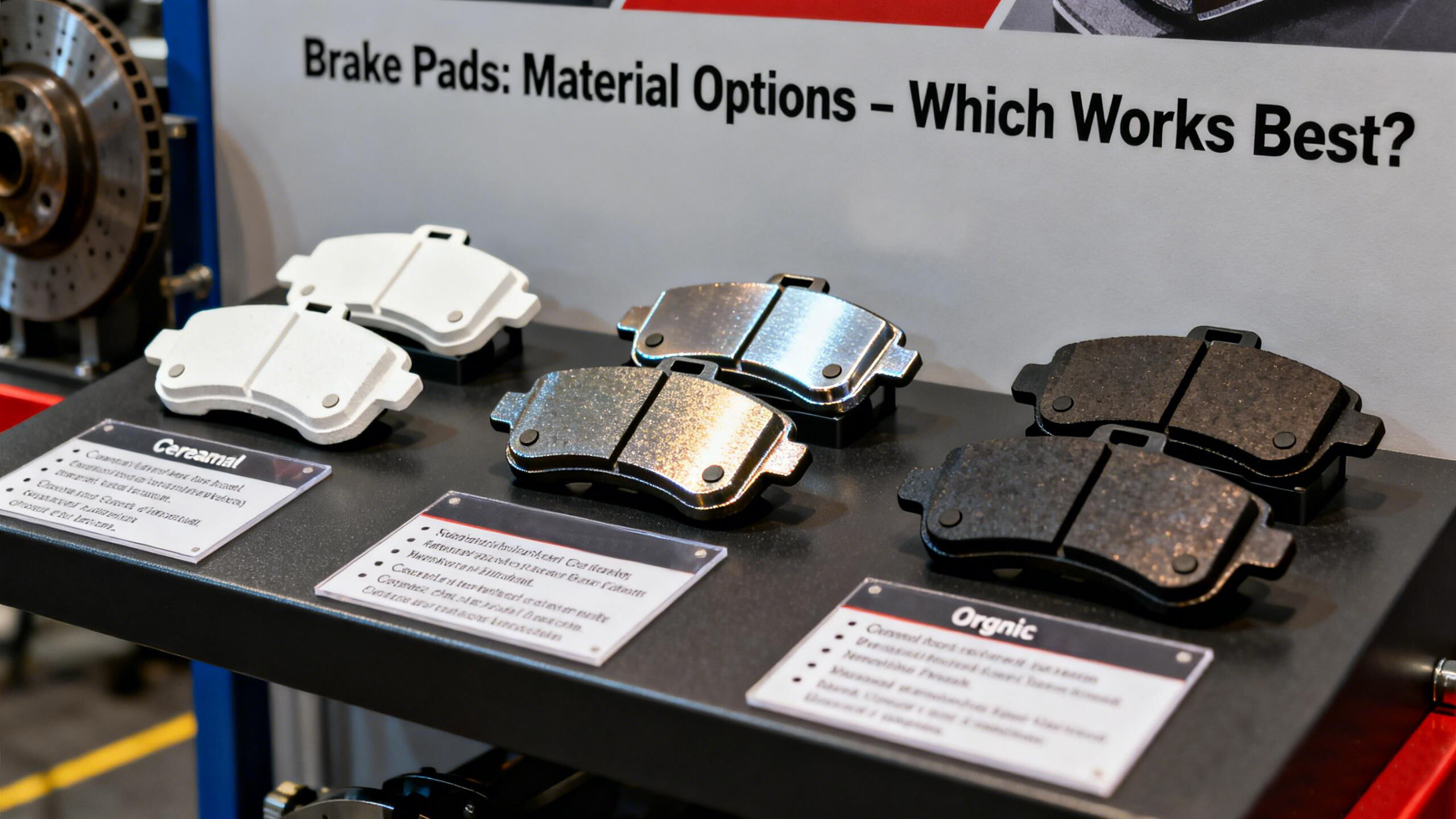 Brake Pads: Material Options – Which Works Best?