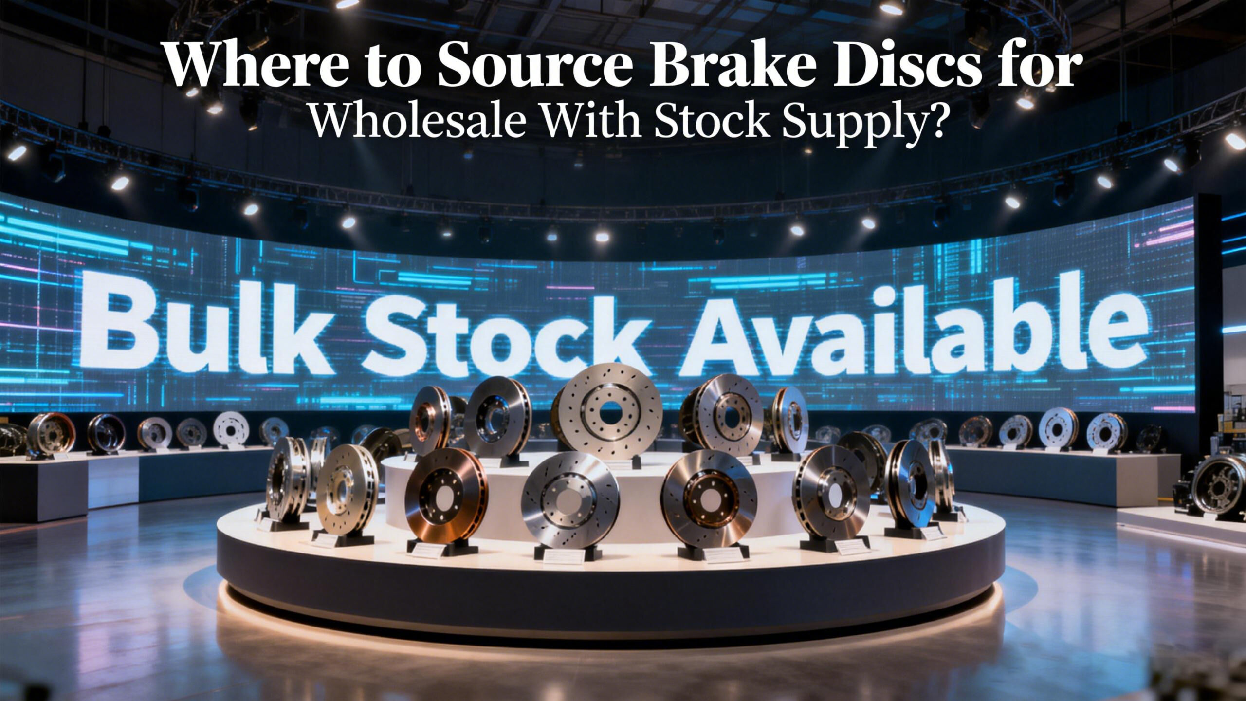 Where to Source Brake Discs for Wholesale With Stock Supply?
