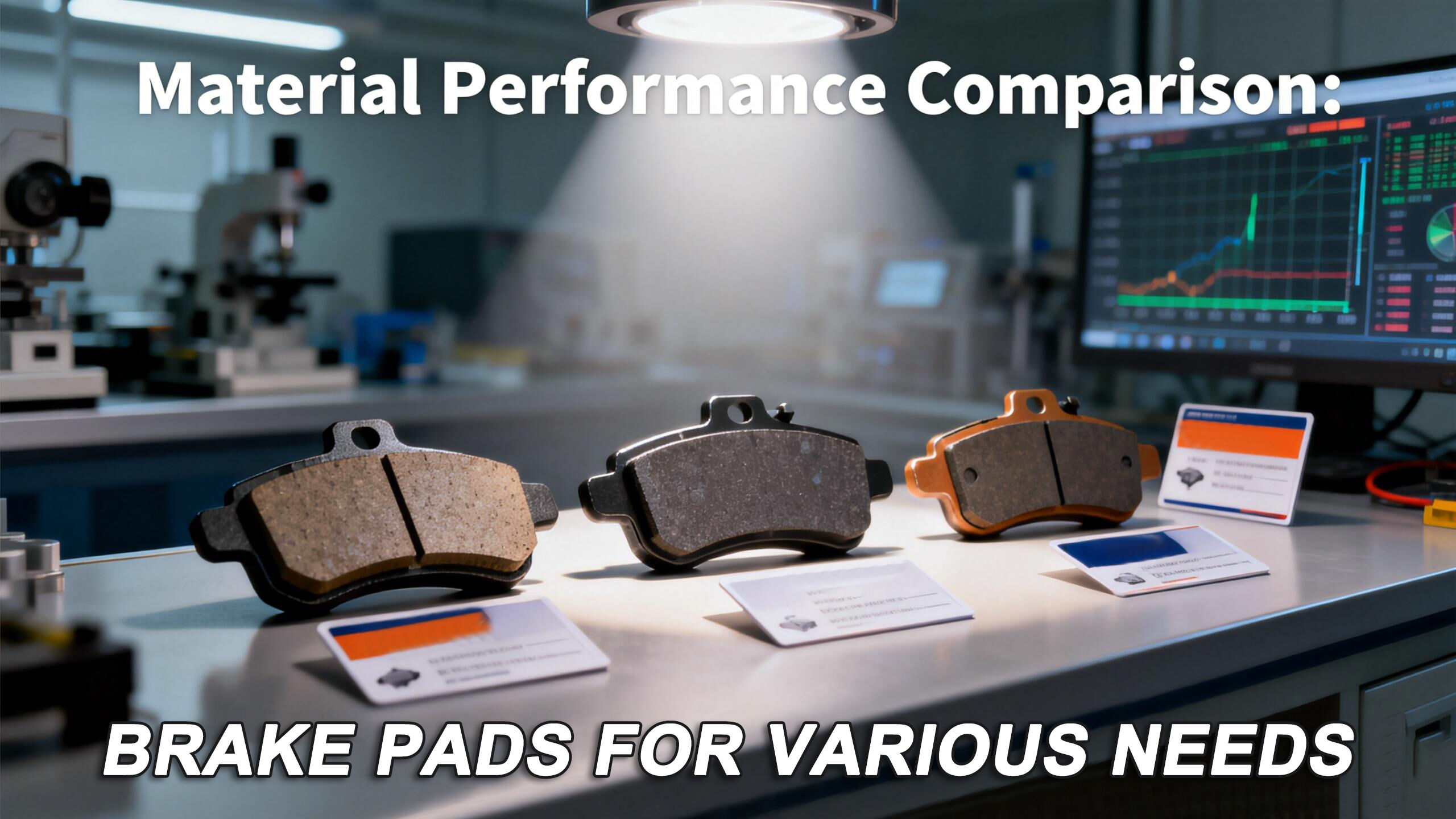 Material Performance Comparison: Brake Pads for Various Needs