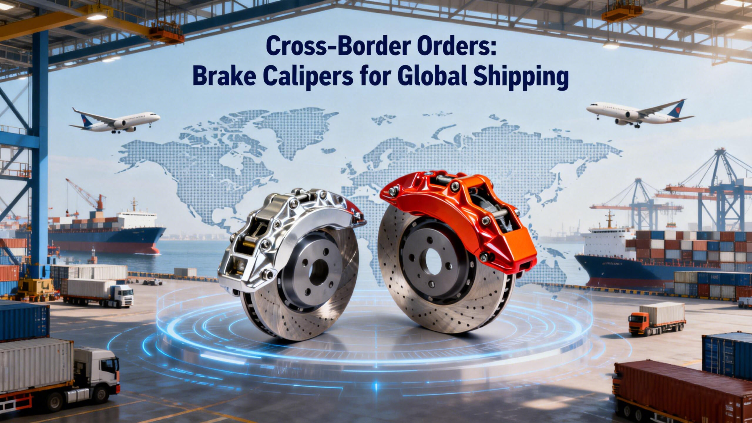 Cross-Border Orders: Brake Calipers for Global Shipping
