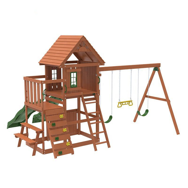 Individuelles RS01 Holz-Spielplatz-Set - Kinderspielplatzgeräte für draußen