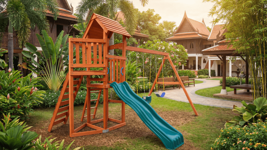 Southeast Asia Community Outdoor Playground