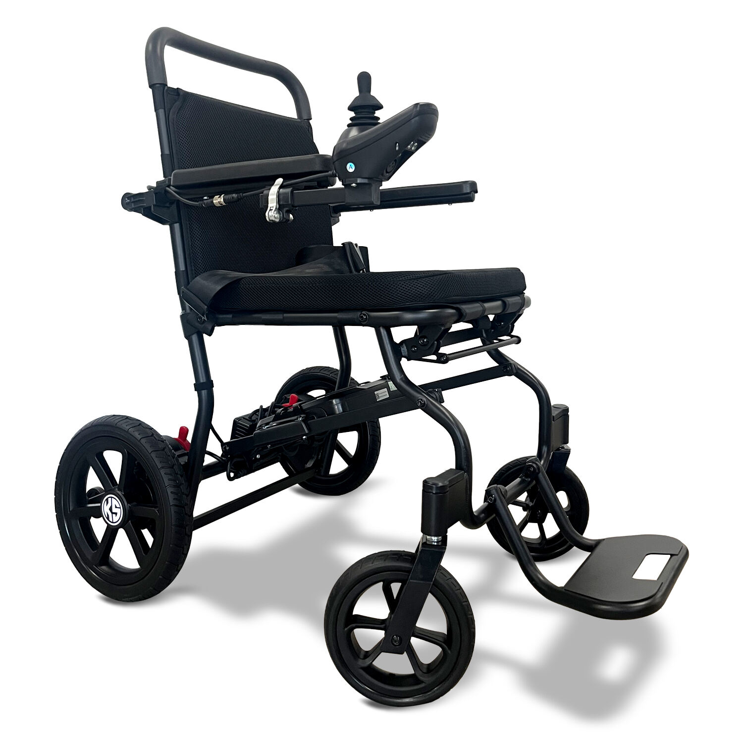 KSM-605Pro 14.5KG Rullstol Lättviktselektrisk Rullstol Kan Ta Flygplan För Handikappade Äldre Elektrisk Rullstol 6AH/10AH Litiumpack