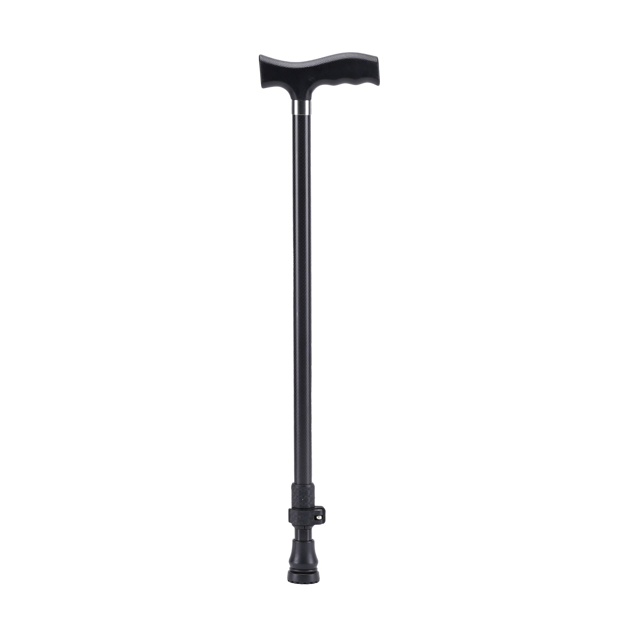 Bengala Telescópica Ajustável KSM-SW02 com Ponteira de Borracha Antiderrapante e Cabo Ergonômico Confortável para Suporte Diário de Idosos