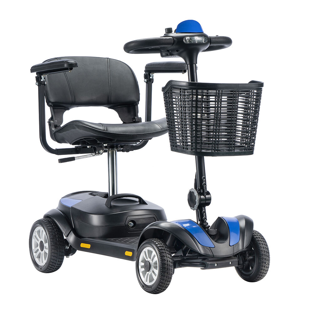 KSM-906Plus Motorizirani 4-tockasti električni savijivi kick scooter Najbolji novi široki točkovi pametni skuteri s 500W motorom na prodaju za starije osobe