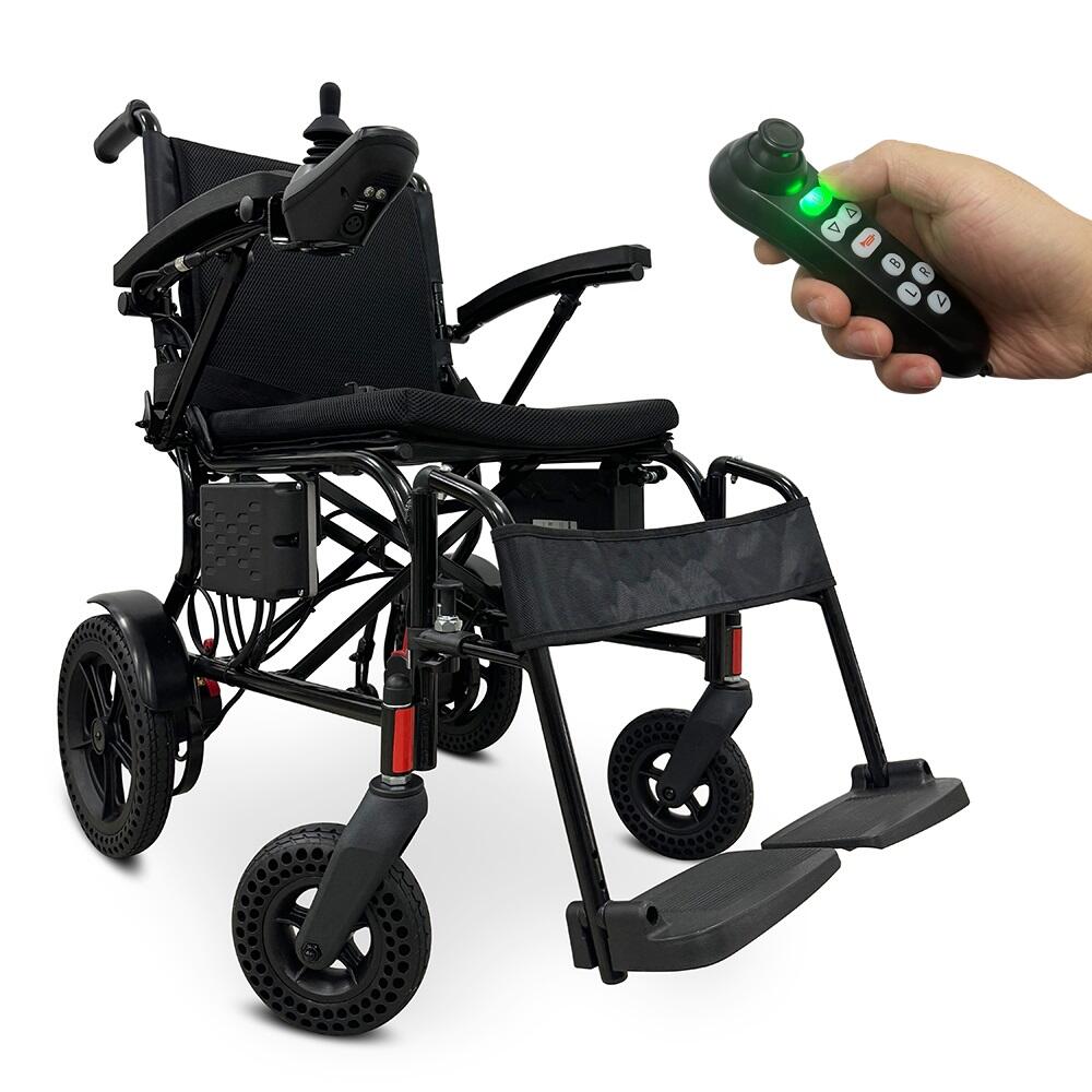 KSM-509P Nieuwste Ultra Light 17kg Elektrische Power Wheelchair Aluminium Borstelloze Draagbare Opvouwbare Lichte Elektrieke Wheelchair